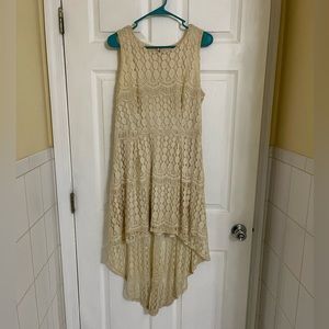 Xhilaration cream lace dress
